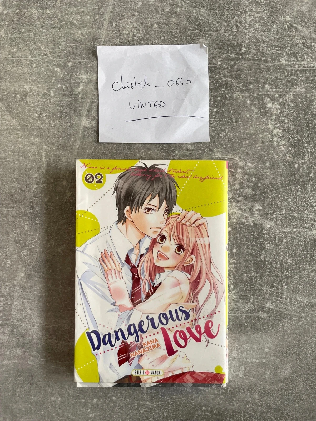 Manga Dangerous love tome 2 version française.